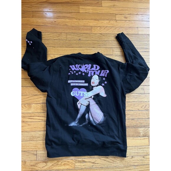 Olivia Rodrigo Sweaters - Olivia Rodrigo GUTS Tour 2024 Crewneck Sz Large
